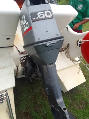 Motor 60 hp yamaha elétrico trim