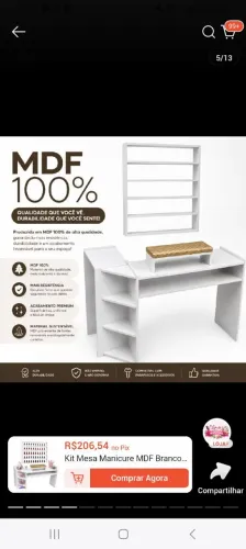 Kit manicure MDF