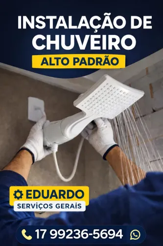 Chuveiro instalacão