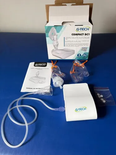 Inalador/Nebulizador G-Tech Super Flow Plus ( Novíssimo)