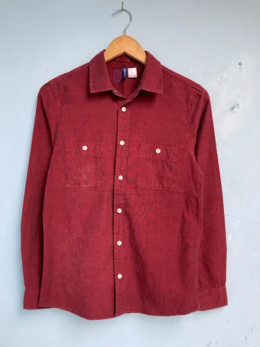 Camisa Masculina Bordo, Tam P
