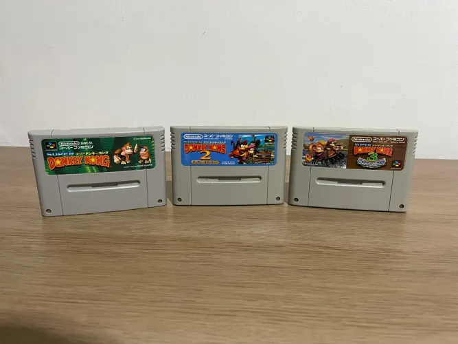 Trilogia Donkey Kong Originais (Super Famicom)