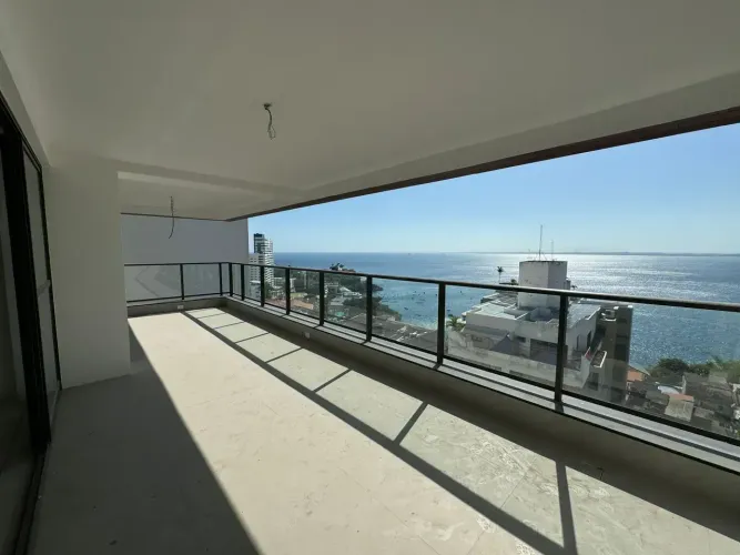 Apartamento a venda na Ladeira da Barra com 3 suites vista mar na Mansão Carybé