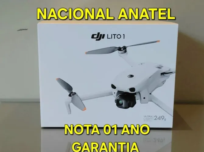 Drone DJI LITO 1 (LACRADO)Nota Fiscal Anatel 01 ano Garantia