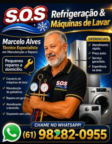 Manutenção de lava e seca e geladeiras