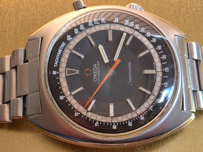 Relógio Omega Seamaster Chronostop. Corda manual.