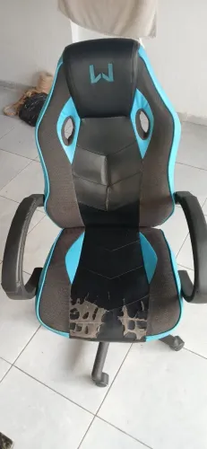 Cadeira Gamer Ergonômica Azul Multilaser Warrior