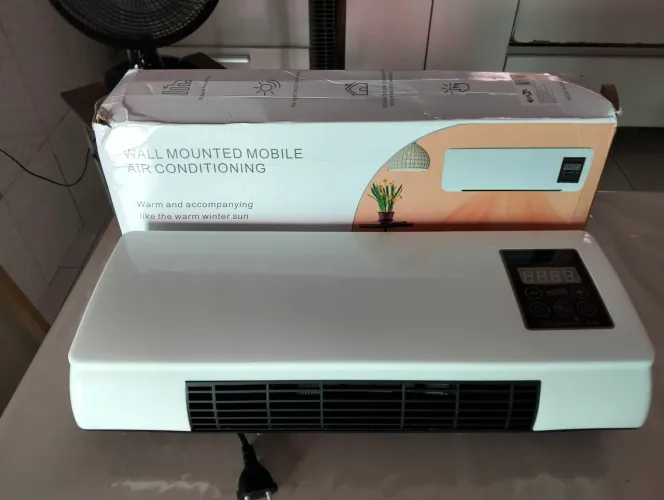 Aquecedor refrigerador e ventilador portátil 3 em 1 com controle remoto