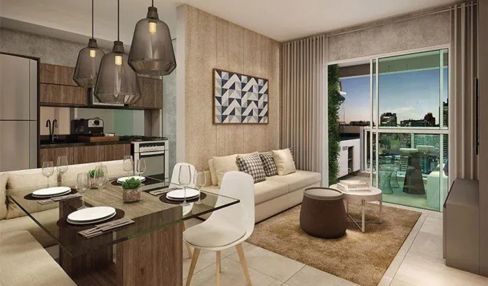 Apartamento para Venda em São Paulo, Liberdade, 2 dormitórios, 1 suíte, 2 banheiros, 1 vag