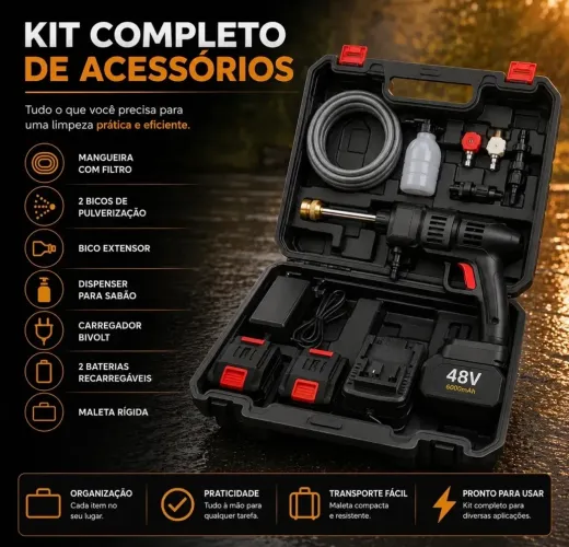 Lavadora de alta pressão portátil 