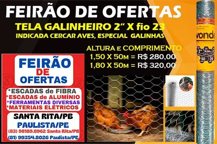 Telas de Galinheiro