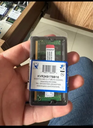 Memória RAM 16gb DDR4 para notebook