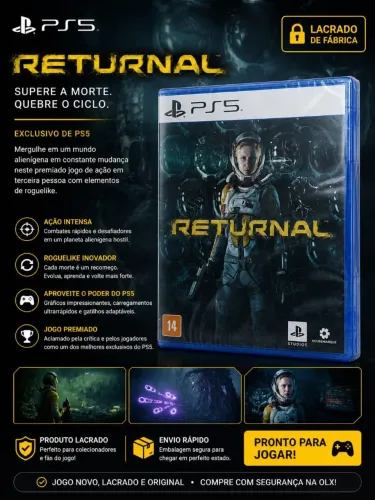 Jogo Returnal Mídia Física Lacrado