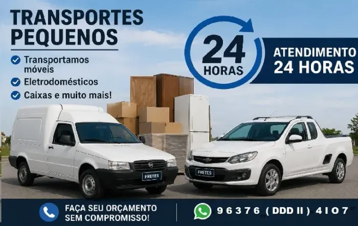 Carretos, fretes, mudanças Transportes