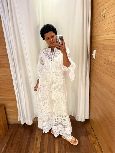 Farm vestido artesanal