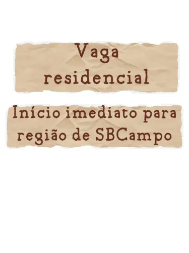Vaga residencial