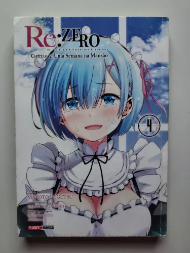 Re Zero - Capitulo 2 - Uma Semana na Mansão - Vol 4 (Usado)