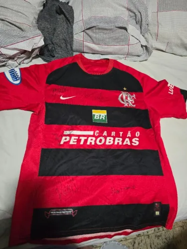 Camisa do Flamengo 2007 Autografada final do Campeonato Carioca com Botafogo - Parcelo 12x