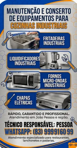 Conserto de Equipamentos industriais e domesticos