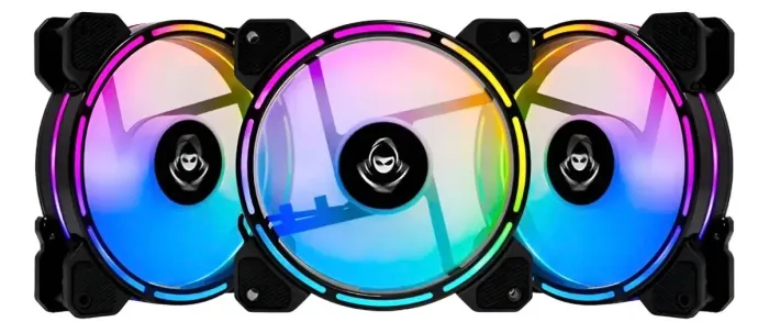 Ventoinhas Mancer Z200 RGB 6x120mm com Controladora e Controle