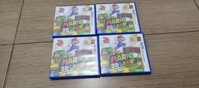 Lote com 4 Jogos Super Mario 3D Land - Nintendo 3DS