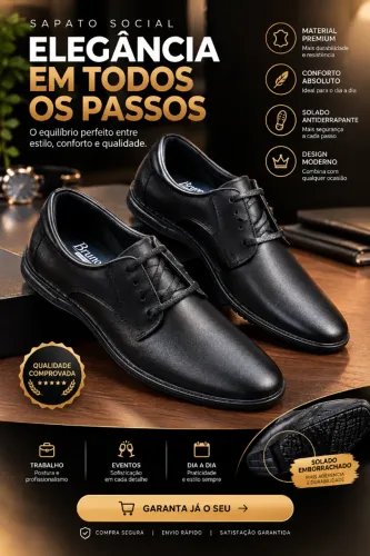 sapato social novo
