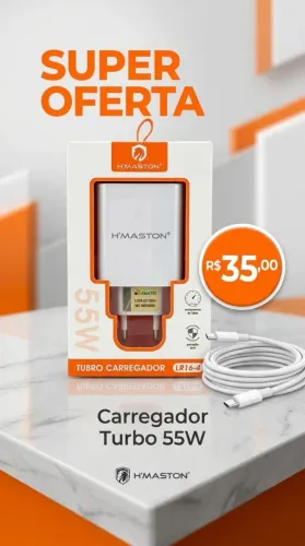 Fonte Carregador H'MASTON 55W