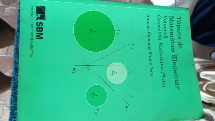Livro Tópico de Matemática Elementar Volume 2 Geometria Euclidiana Plana