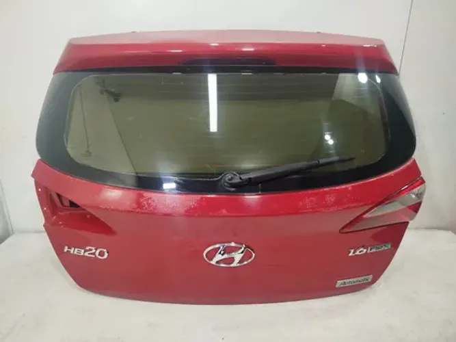 Tampa Traseira Hb20 Hatch 2013 A 2019 Completa 26195 Vermelho