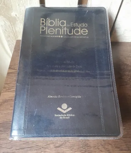 Bíblia de estudo plenitude (Capa preta)Raridade-Colecionadores. 