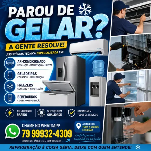 Serviços de refrigeração 