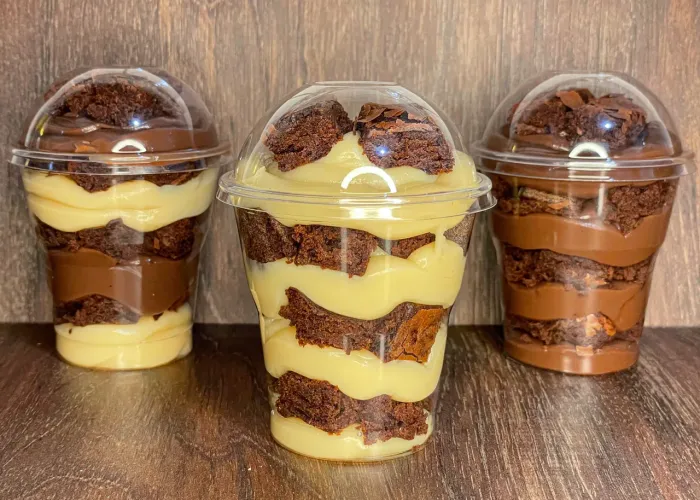 Copo dos sonhos - brownie
