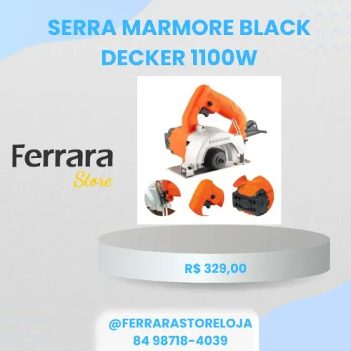 Serra Marmore 115mm 1100w Black+decker Bd115