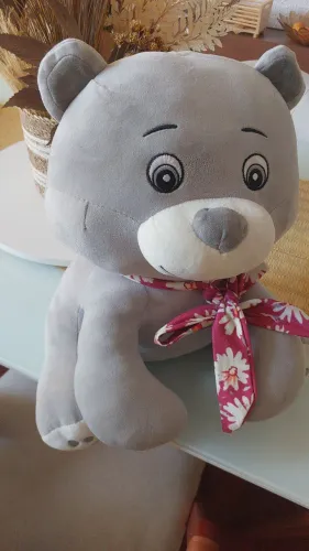 Urso de pelúcia material soft premium