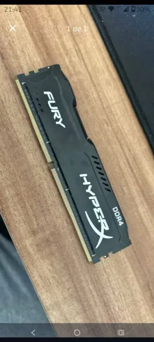 Memória ram ddr4 HyperX Fury 2666Mhz