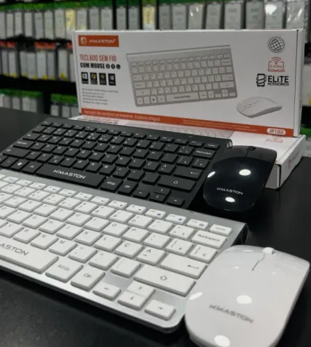 Kit de teclado e mouse sem fio ?