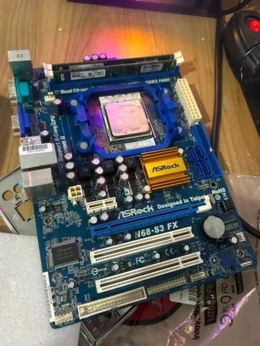 placa mae am3 amd fx 6300 + 4gb de ram