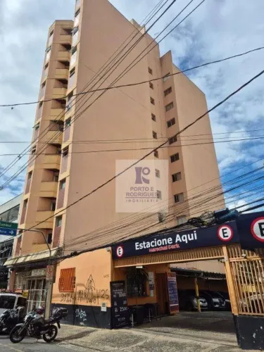 Apartamento com 1 dormitório com sacada , 50 m2 , à venda, por R$ 180.000 - Centro - Campi
