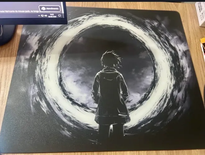 mousepad de vidro singularity by tekkusai