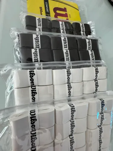 Overgrip Wilson 30unid preto/branco