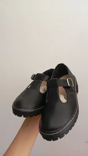Mocassim preto urban flowers tamanho 34