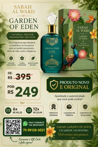 Perfume Sabah Garden Of Eden - Eau de Parfum árabe Al Wataniah
