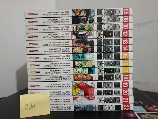 One Punch-Man volumes 5, 9, 10, 12 até 22
