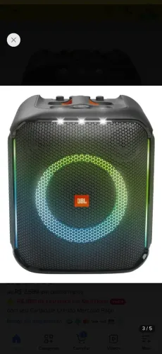 Caixa de som jbl partybox