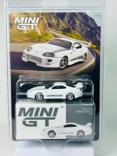 Mini GT Toyota Supra VeilSide Combat V-I - White - 1:64