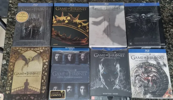 Coleção Game of thrones bluray digipack última temporada importada