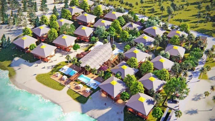 Bangalô com 2 dormitórios à venda, 45 m² por R$ 582.269,00 - Zona Rural - Itarema/CE