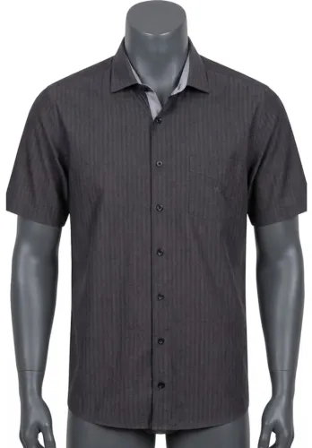 Camisa Social Manga Curta Brooksfield Regular Fit Tamanho 3