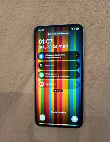 Samsung A55 5g mais fone samsung fé 1.400
