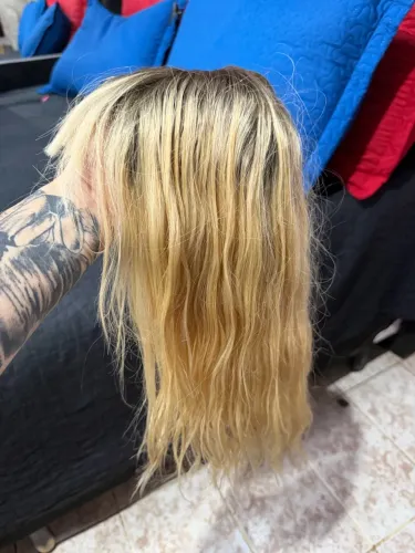 peruca wig humana 